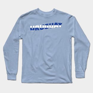 Uruguay vintage style retro souvenir Long Sleeve T-Shirt